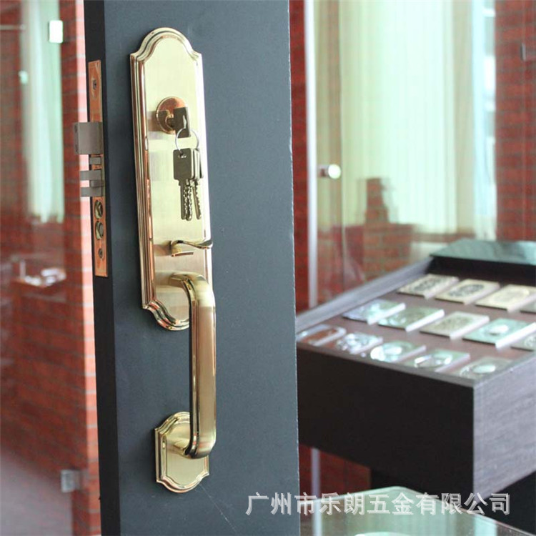 宅男网不锈钢豪华大门锁