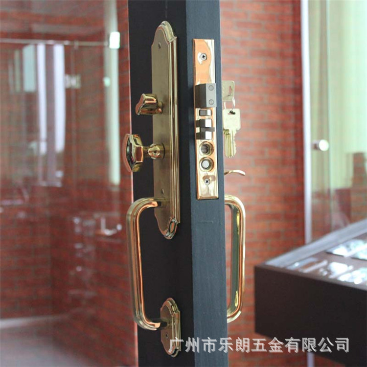 宅男网不锈钢豪华大门锁
