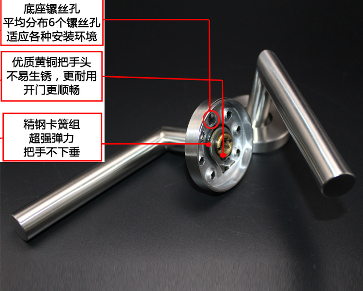 宅男网宅男导航RTH-03 不锈钢弯管空心门把手