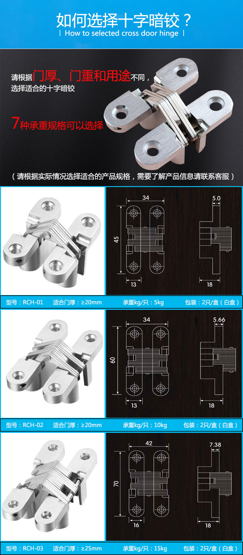 宅男网宅男导航RCH-01 暗藏十字铰链