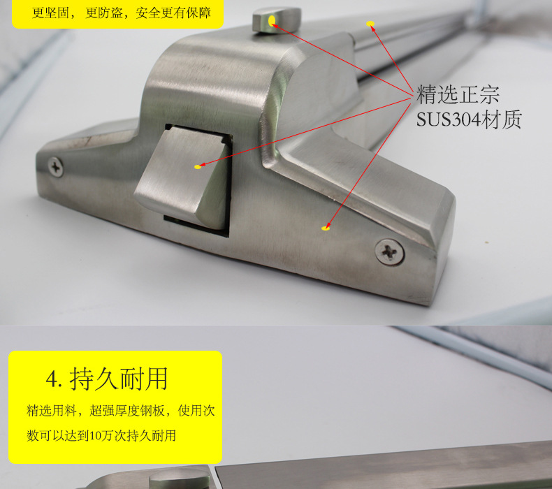 宅男网宅男导航RDA-32 平推式逃生推杠锁