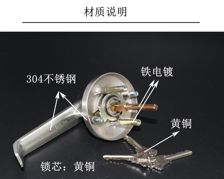 宅男网宅男导航RDA-32L 防火锁外置执手